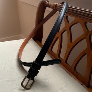 Women’s Vintage 2980s Leather Coach Belt, Brown, Size 34